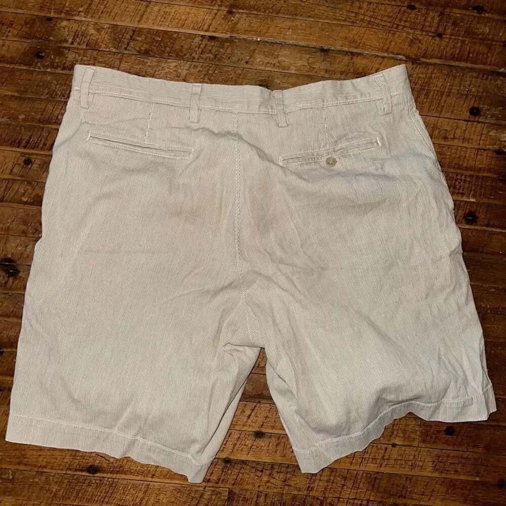 Banana Republic flat front pin stripe 36 business casual shorts
